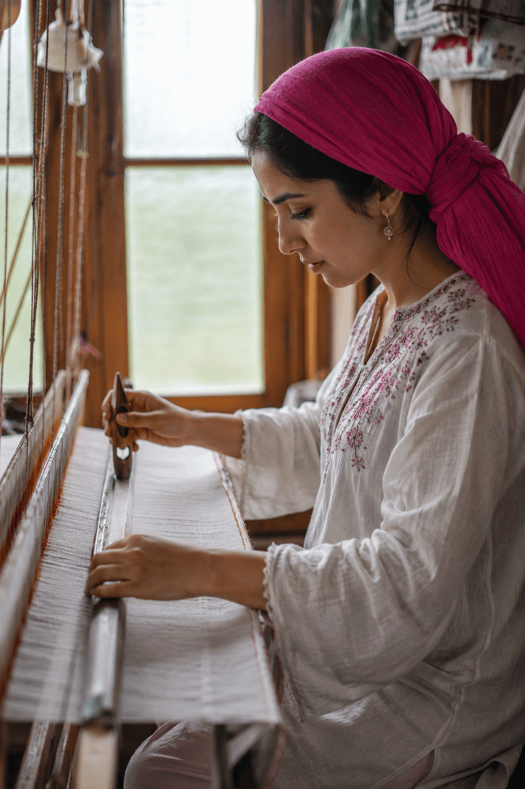 Two hundred hours at the loom